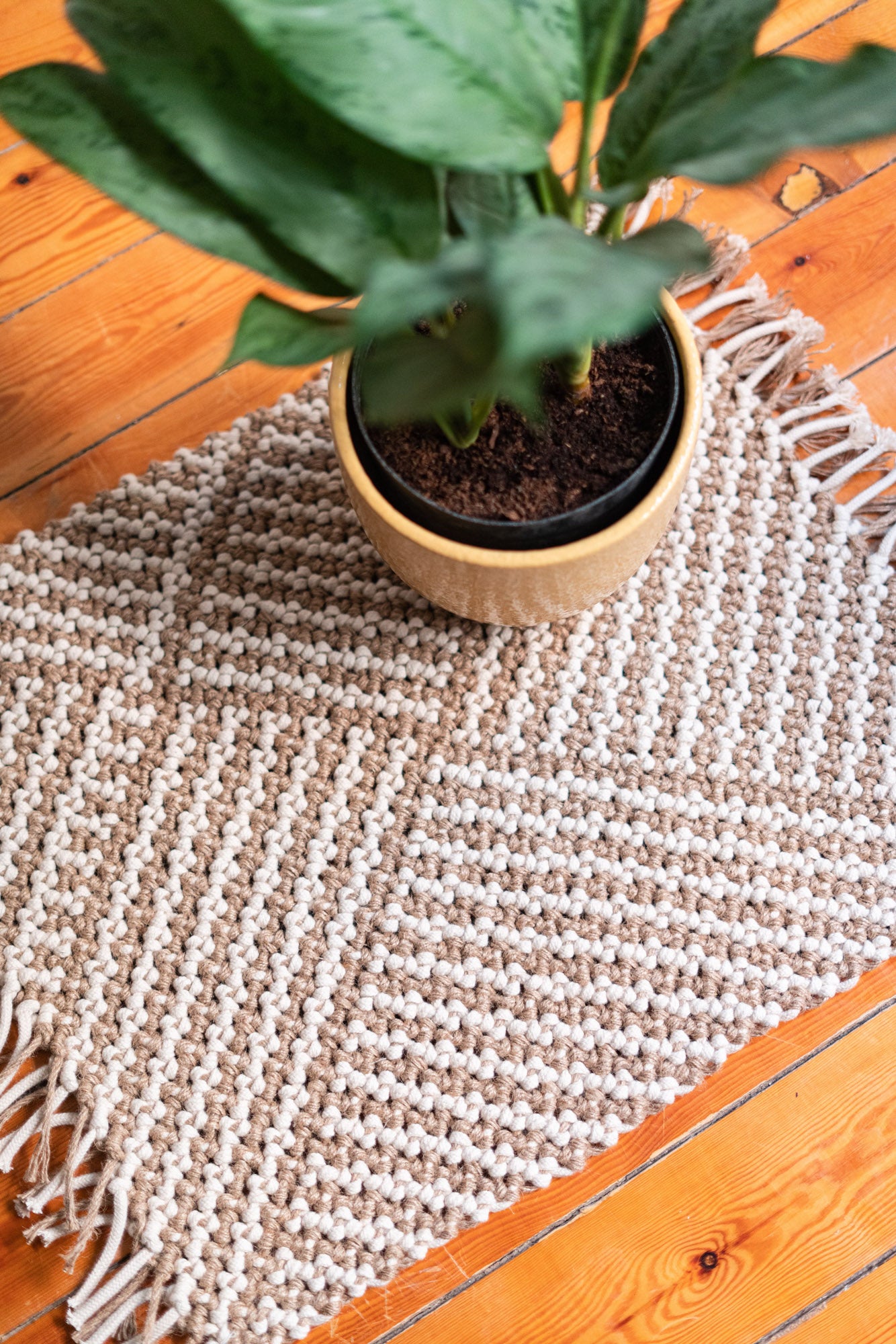 Macrame rug